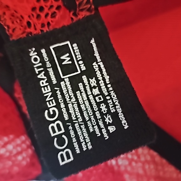BCBG red bodysuit lingerie size Medium EUC - Picture 7 of 7